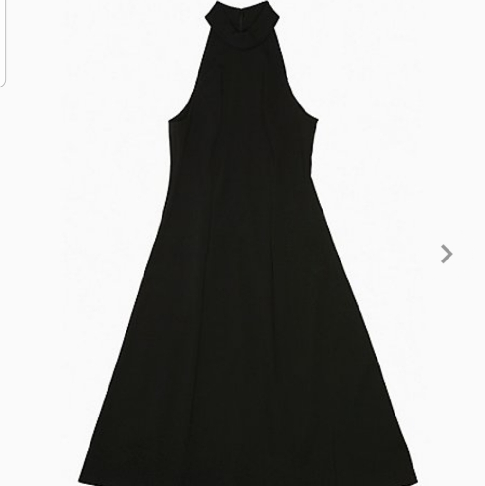 Calvin Klein Mock Neck Fit-&-Flare Dress NWT